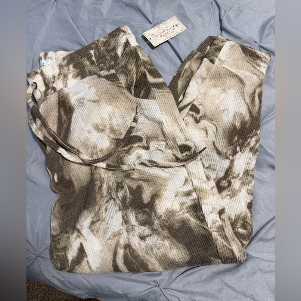 French laundry tie dye plus size 3x jogger sweatpants lounge pants